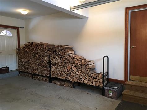 Storing Firewood In Your Garage Can Be Easy And Organized Be Prepared