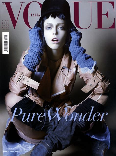 vogue magazine italia april 2006 coco rocha angela lindvall freja beha