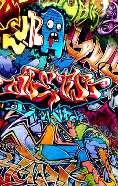 Graffiti Hd Colorful Scary Iphone Mobile Wallpaper The