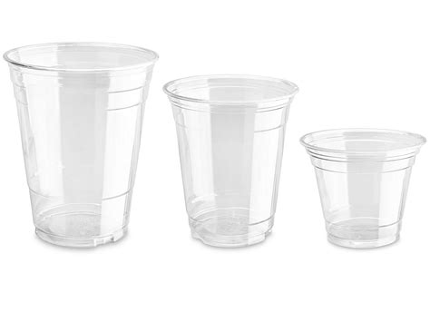 Crystal Clear Disposable Plastic Cups In Stock Uline