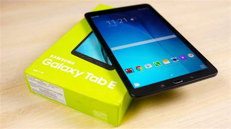 Galaxy Tab E Unboxing And Hands On Youtube