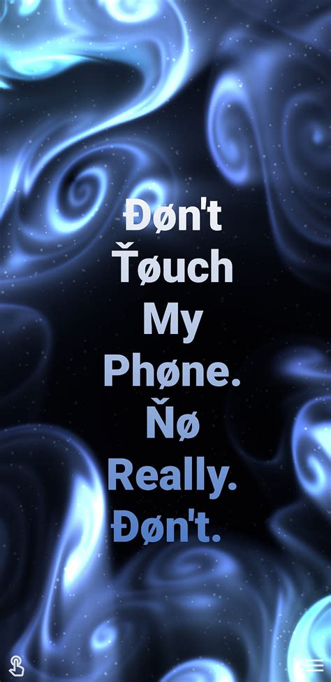 Dont Touch My Phone Wallpaper 4k Sonny Buck