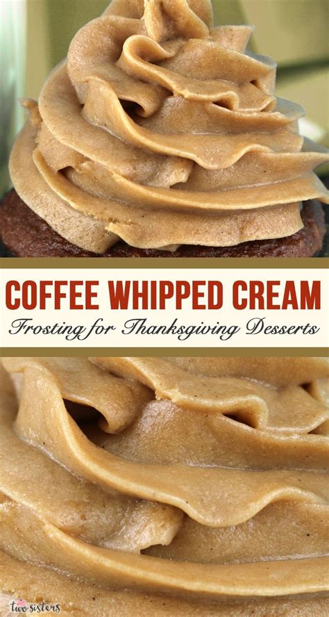 This is mostly used to make ice cream salads and these creams can double the volume if whipped. The Best Coffee Whipped Cream Frosting | Recipe | Thanksgiving desserts, Desserts, Recipes with ...