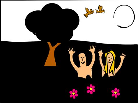 Happy Adam And Eve Cartoon Clip Art At Vector Clip Art