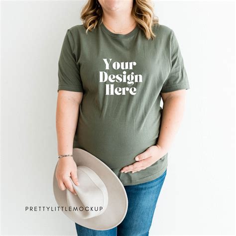 Bella Canvas 3001 Military Green Mockup Fall Mockup Fall Etsy In 2022