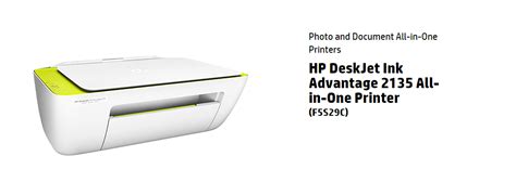For the installation of hp deskjet d1663 printer driver, you just need to download the driver from the list below. HP F5S29C DeskJet Ink Advantage 2135 All-in-One A4 Colour Inkjet Printer - Wootware