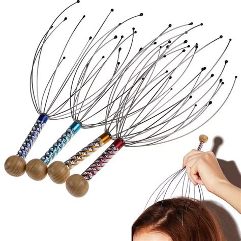 Fancy Shoppee Hand Held Scalp Head Massager Set Of 2 Home And Kitchen