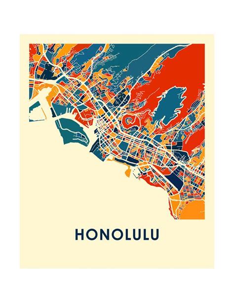 Honolulu Map Printable
