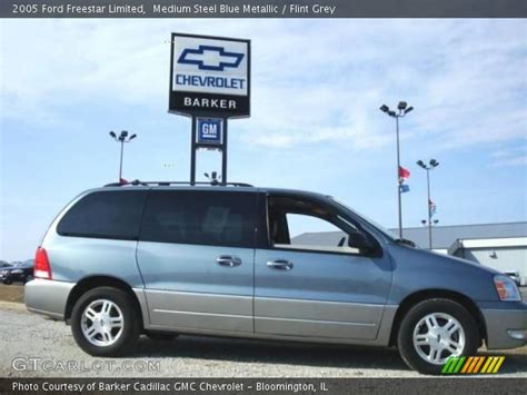 Medium Steel Blue Metallic 2005 Ford Freestar Limited Flint Grey