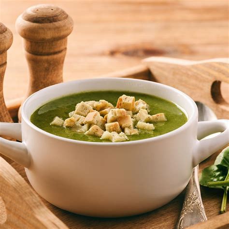 Spinach And Peas Soup With Mint Pesto Recipe Crockpot®