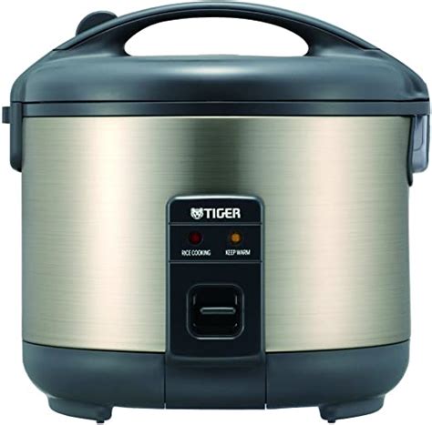 Tiger JNP S55U HU 3 Cup Uncooked Rice Cooker And Warmer Stainless