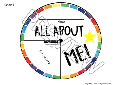 All About Me Craft All About Me Theme Preschool Craft Printable All