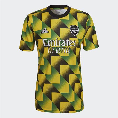 Arsenal 2022 23 Adidas Pre Match Jersey Football Shirt Culture
