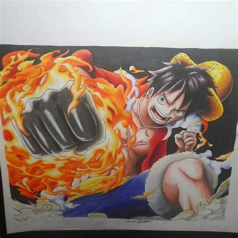 Monkey D Luffy From One Piece Speed Drawing Anime Amino