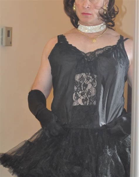 Black Satin And Lace Everything Crossdress Heaven Photos