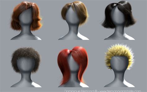 Stylized Hair Factory V2 3d Model By Amr00203 Ubicaciondepersonas