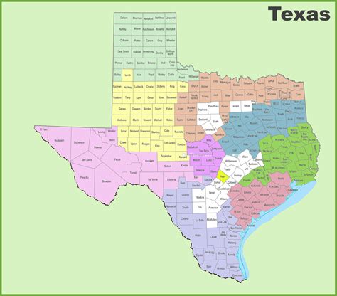 Northeast Texas Counties Map Images And Photos Finder