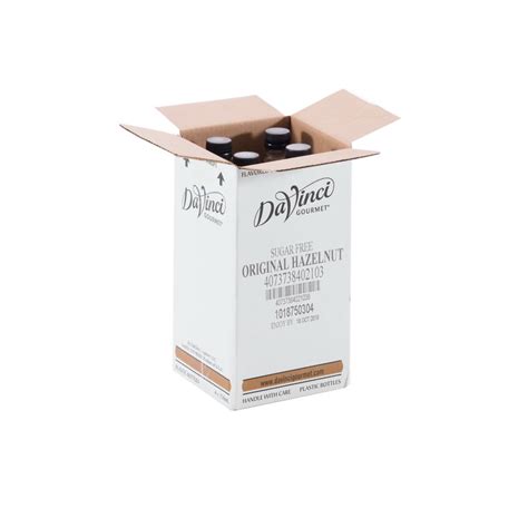 Price Case Davinci Gourmet Sugar Free Hazelnut Syrup Milliliters