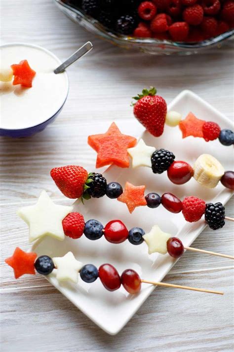 Red White And Blue Fruit Kabobs Are Surprisingly Easy And Perfect As Fun