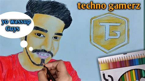 Step By Step Techno Gamerz Drawing Ujjwal Gamer Drawing By Artist