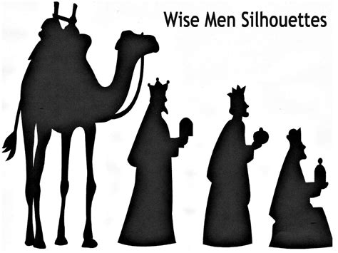 Majestic Silhouettes Of Wise Men