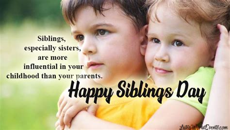 We Used To Say That We Were Brother And Sister - Siblings Day Wishes Messages & Quotes free downlaod