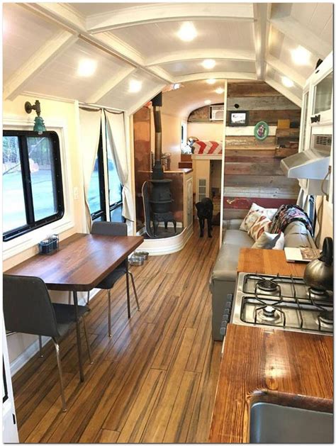 Short Bus Conversion Interior Ideas For Cozy Living 50 School Bus