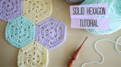 Crochet Solid Hexagon And Joining Tutorial Bella Coco Crochet