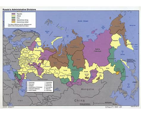 Maps Of Russia Detailed Map Of Russia In English And Russian