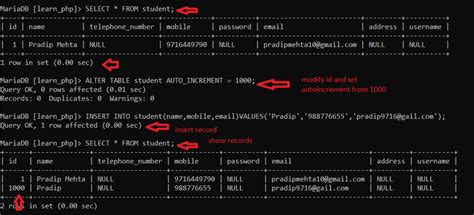 Mysql Alter Table Add Column In Mysql Table Mysql Alter Commands