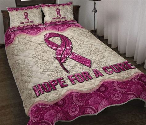 Breast Cancer Quilt Bed Set Customized Ts For Men Women