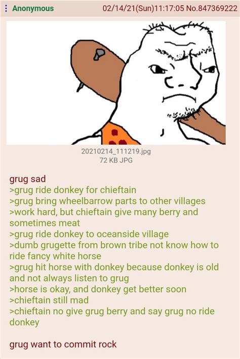 Grug Need Berry R Greentext Greentext Stories Know Your Meme