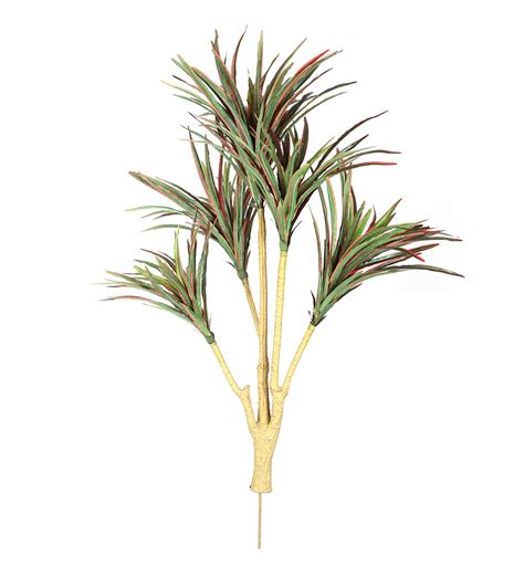 Buy Red Polyester Artificial Yucca Plant Without Pot By Pollination