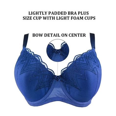 Plus Size Woman Bra And Brief Sets Padded Cup And Underwear Set Woman
