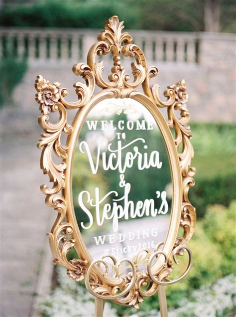 ️ 18 Brilliant Vintage Mirror Wedding Sign Ideas For 2018 Emma Loves
