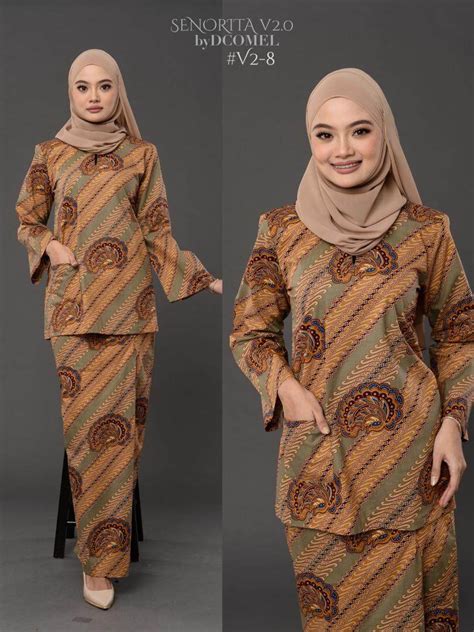 Baju Kurung Kain Batik Viral Ide Keren Baju Kurung Kedah Batik My Xxx Hot Girl