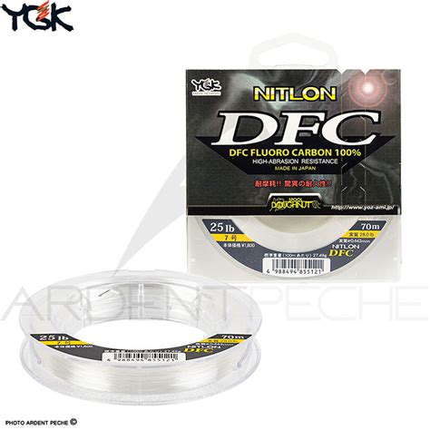 Fils Fluorocarbone YGK Nitlon DFC 100m Ardent Peche