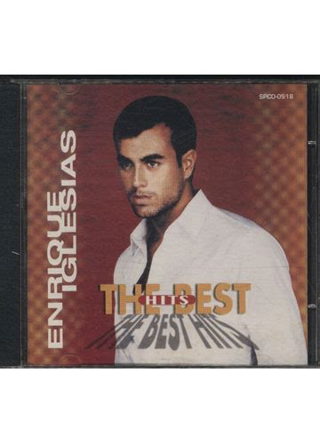 Cd Enrique Iglesias The Best Hits Importado Sebo Do Messias