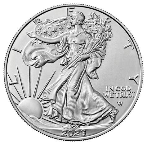 1 Unze American Eagle 2023 Silbermünze Taube Edelmetalle