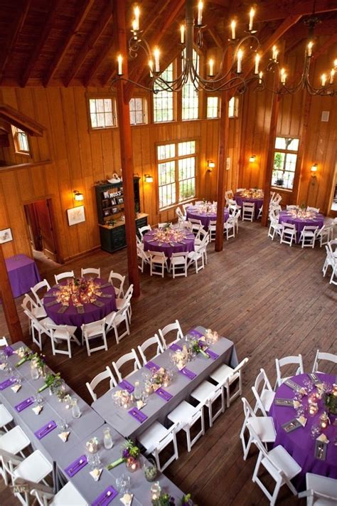 Barn Wedding Ahhh And The Purple I Didnt Think Id Like The Look But