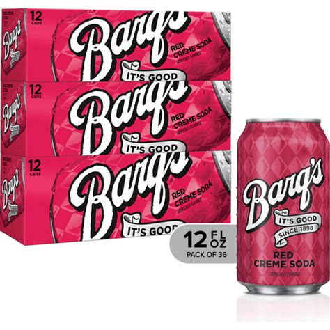 Barqs Red Creme Soda Fridge Pack Cans 12 Fl Oz 12 Pack