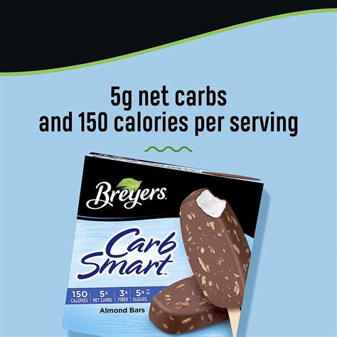 Buy Breyers Carbsmart Frozen Dairy Dessert Bars Almond Ice Cream