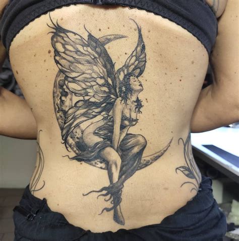 Gothic Fairy Tattoo Faerie Tattoo Fairy Wing Tattoos Fairy Tale