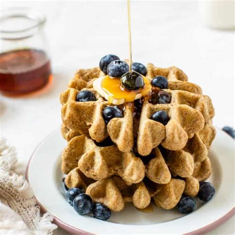 The Best Whole Wheat Waffles • Fit Mitten Kitchen