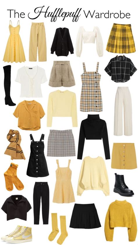 Modern Movie Outfits Hufflepuff Harry Potter Hufflepuff Outfit