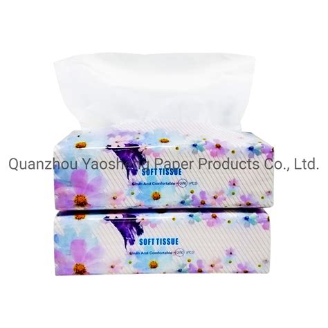 Factory Price Extra Soft White Ply Tissue Paper Facial Tissue Paper Customized China Facial