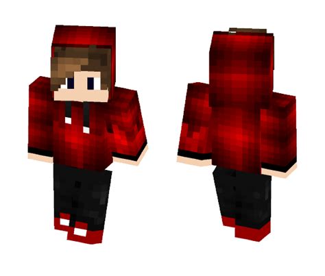 Download Red Hooded Boy Minecraft Skin For Free Superminecraftskins