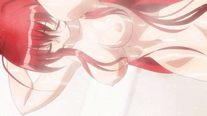 Rias Gremory High Babe Dxd Shower Animated Animated Gif Lowres Screencap S Bouncing
