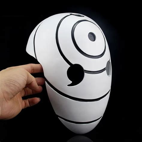 Free Shipping China Manufacture White Resin Naruto Obito Mask Tobi