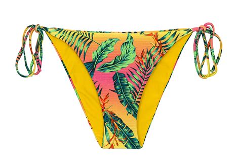colorful tropical side tie bikini bottom bottom sun sation ibiza comfy rio de sol